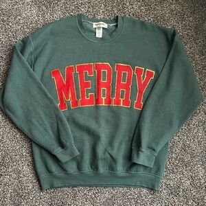 Merry Green Sweater